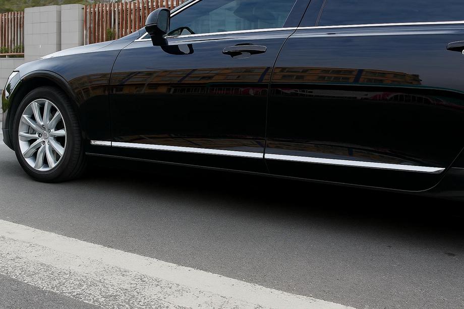 Volvo S90/V90 2016- Chrom Zierleisten für Türen (für V90, Edelstahl) Image
