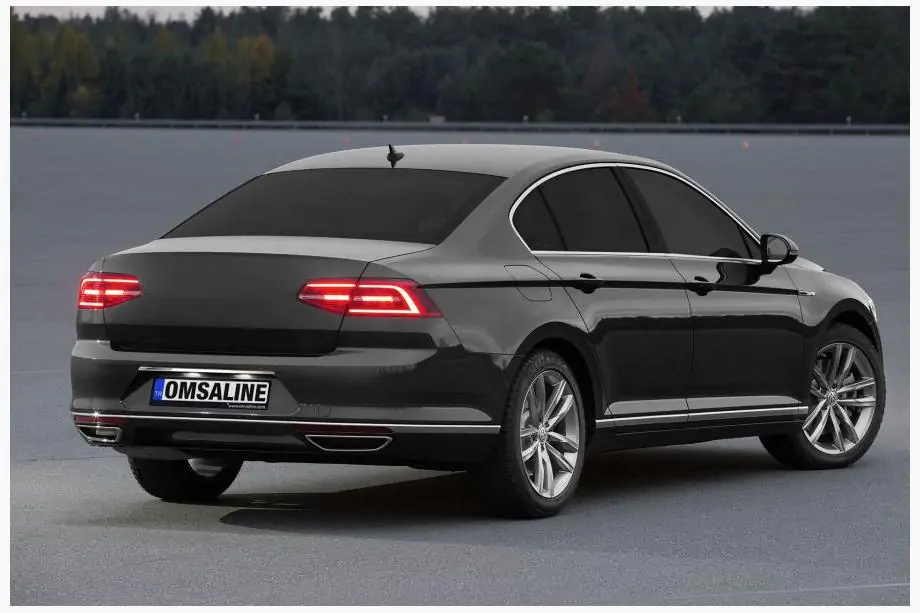 Volkswagen Passat B8 2015-2023 Chromleiste über dem Kennzeichen SD (OmsaLine, Edelstahl) Image