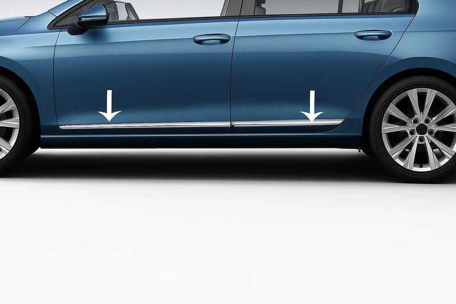 Volkswagen Tiguan 2007-2016 Türleisten Edelstahl (4 Stk) Image