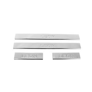 Einstiegsleisten Edelstahl Carmos V2 (4 Stk) Seat Leon 2013-2020 Foto 1