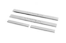 Fiat Linea 2006-2018 Einstiegsleisten Edelstahl Carmos V2 (4 Stk) Foto 1