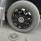 Volkswagen Crafter 2006-2016 Radkappen schwarz ABS (1-teilig, 4 Stk) Foto 1
