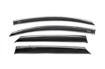 Hyundai Tucson TL 2016-2021 Windabweiser mit Chromleiste (4 Stk, Niken) Foto 4
