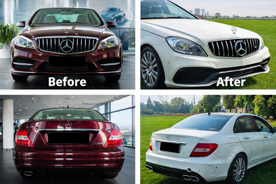 Mercedes C-class W204 2007-2015 Bodykit im Design W205 Image