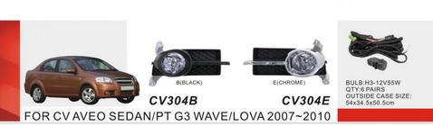 Chevrolet Aveo T250 2005-2011 Nebelscheinwerfer Set (Sedan) Foto 1
