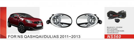 Nissan Qashqai 2010-2014 Nebelscheinwerfer (2 Stk, Halogen) Foto 1