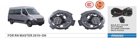 Renault Master 2011-2023 Nebelscheinwerfer 2015-2020 (2 Stk, Halogen) Foto 3