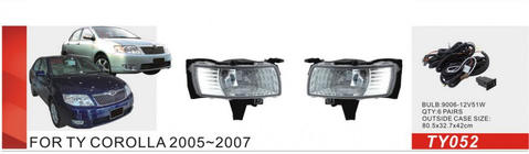 Toyota Corolla 2002-2007 Nebelscheinwerfer 2004-2007 (2 Stk, Halogen) Foto 1