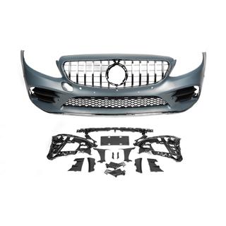Frontstoßstange komplett (AMG Line 2018-2021) Mercedes C-сlass W205 2014-2021 Foto 2