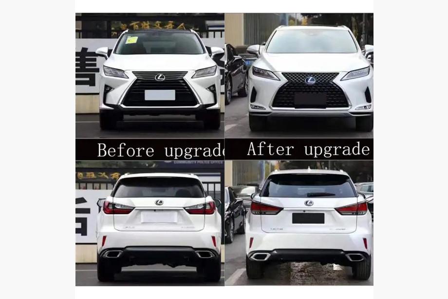 Lexus RX 2016-2022 Facelift Kit auf 2021 (Stoßstange, Scheinwerfer, Rückleuchten) Foto 8