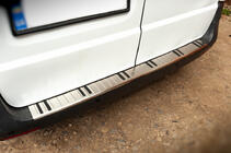 Mercedes Vito/V-class W447 2014- Heckstoßstangenabdeckung OmsaLine Chrom+ABS (Edelstahl) Foto 3