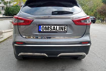 Nissan Qashqai 2014-2021 Heckstoßstangenleiste Edelstahl Foto 5