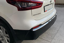 Nissan Qashqai 2014-2021 Heckstoßstangenleiste Edelstahl Foto 1