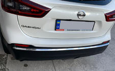 Nissan Qashqai 2014-2021 Heckstoßstangenleiste Edelstahl Foto 2