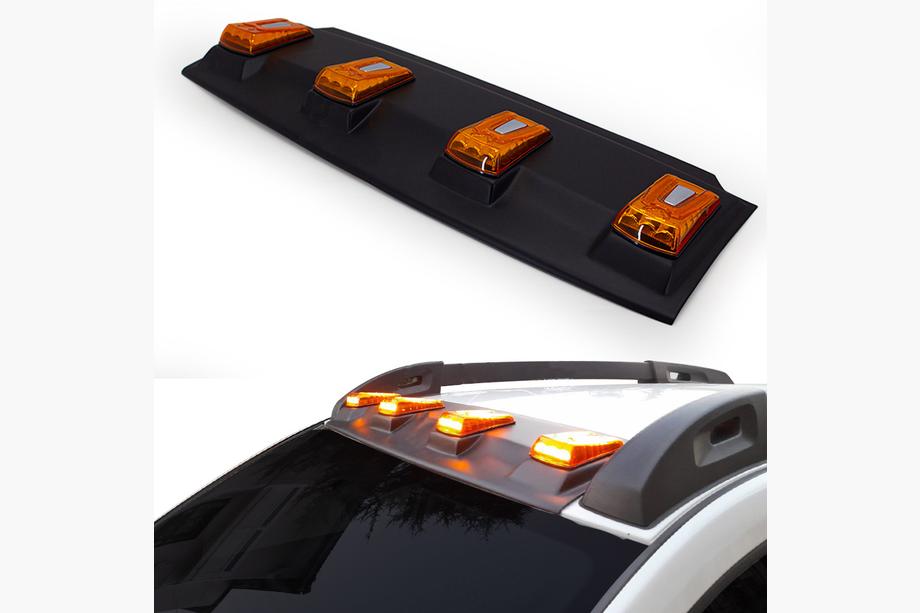 Renault Duster 2008–2017 Windschutzscheibenblende V2 (LED) Image