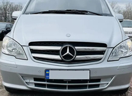 Mercedes Vito W639 2004-2014 Zierleisten für Kühlergrillkante 2010-2015 (Edelstahl) Foto 1