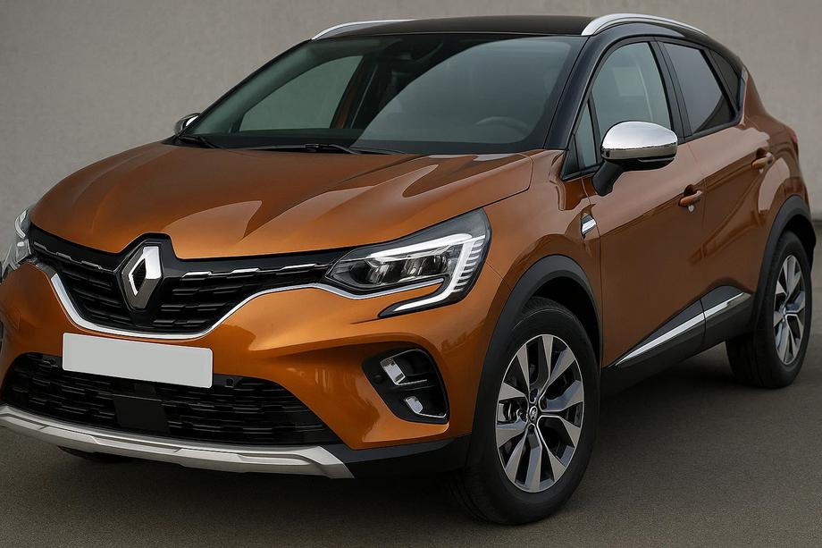Renault Captur 2019- Spiegelabdeckungen (2 Stk, Edelstahl) Image