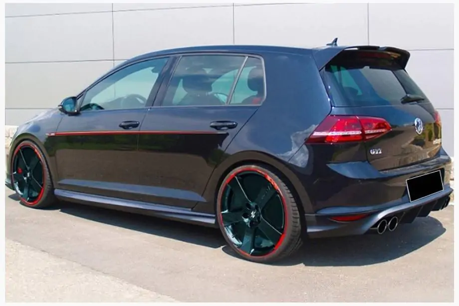 Volkswagen Golf 7/E-Golf 2012-2020 DPT Spoiler (für GTI / R HB, ABS-Kunststoff) Image