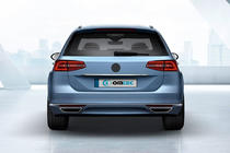 Volkswagen Passat B8 2015-2023 Chromleiste über dem Kennzeichen SW (OmsaLine, Edelstahl) Foto 1