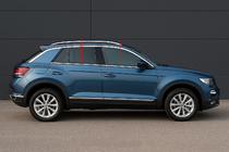 Volkswagen T-Roc 2017-2025 Fensterzierleisten Edelstahl (4 Stk) Foto 1