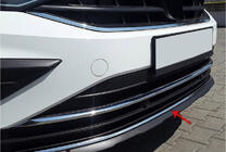 Volkswagen Tiguan 2016-2023 Edelstahl Frontstoßstangenabdeckung 2020+ Foto 1