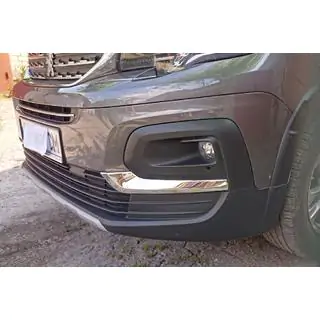 Abdeckungen für Nebelscheinwerfer (2 Stk., Edelstahl) Peugeot Partner/Rifter 2019- Foto 1