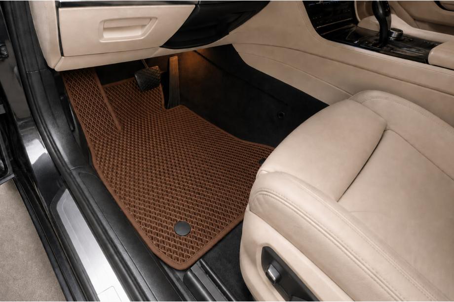 BMW 7 Series F01/F02 2008-2015 EVA Fußmatten (für F02, Braun) Image