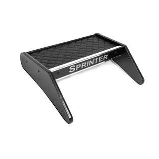 Ablagebrett für Armaturenbrett (Schwarz mit schwarzer Naht) Mercedes Sprinter W906 2006–2018 Foto 4