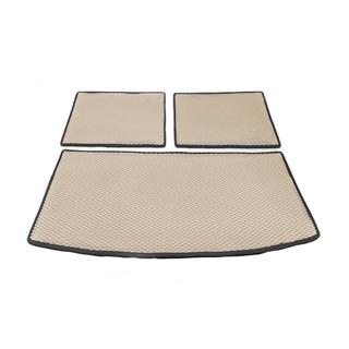 Kofferraummatte 3-teilig (EVA, beige) (7 Sitze) Audi Q7 2005-2015 Foto 1