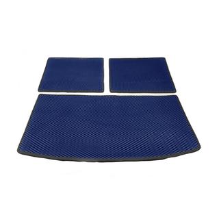 Kofferraummatte 3-teilig (EVA, blau) (7-Sitzer) Audi Q7 2005-2015 Foto 1