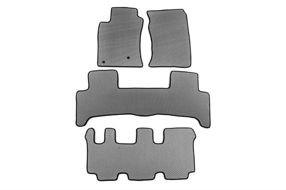 Toyota Land Cruiser Prado 120 2002-2009 EVA Fußmatten (3 Reihen, grau) Image