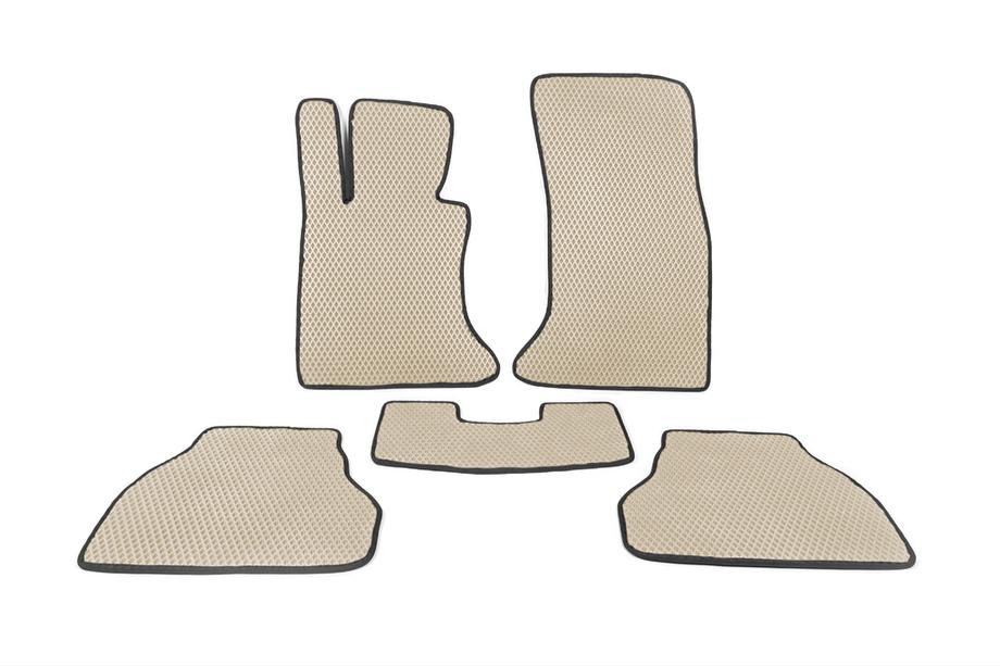 BMW 5 Series E60/E61 2003-2010 EVA Fußmatten (Beige) Image