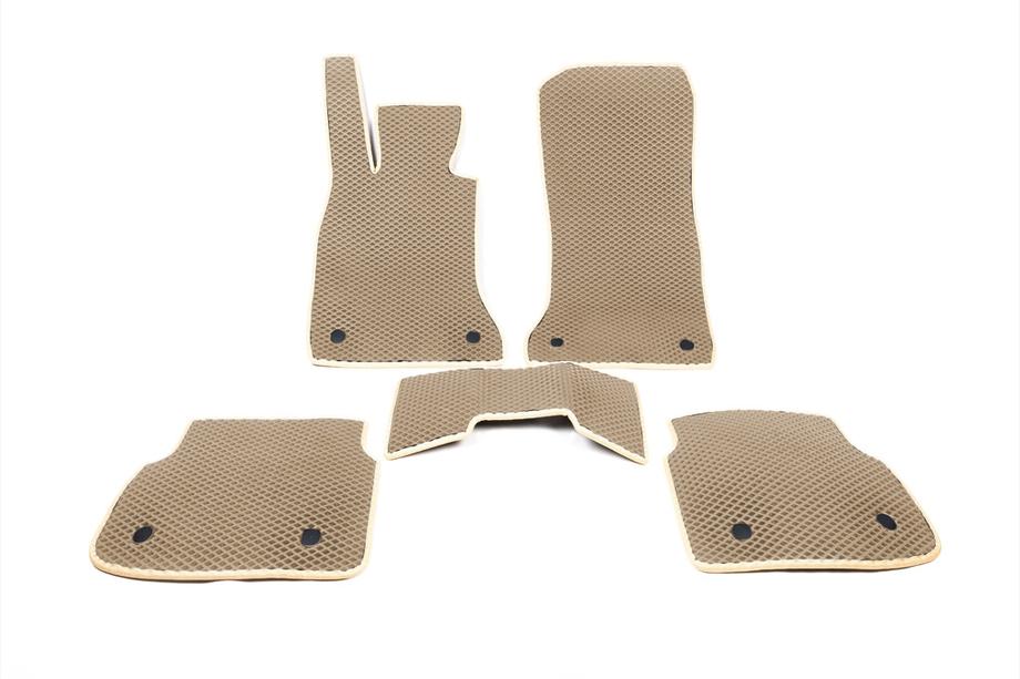 BMW 7 Series F01/F02 2008-2015 EVA Fußmatten (für F02, Beige) Image