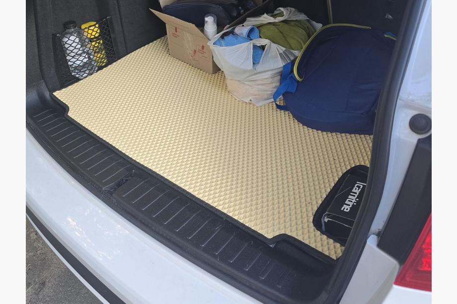 BMW X3 F25 2011-2018 Kofferraummatte (EVA, Beige) Image