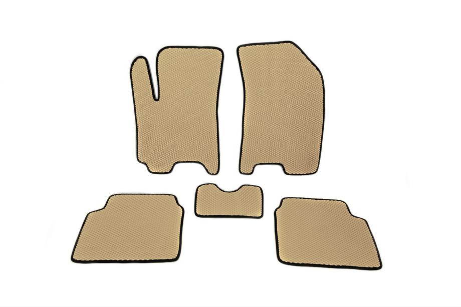 Chevrolet Aveo T250 2005-2011 EVA Fußmatten (Beige) Image