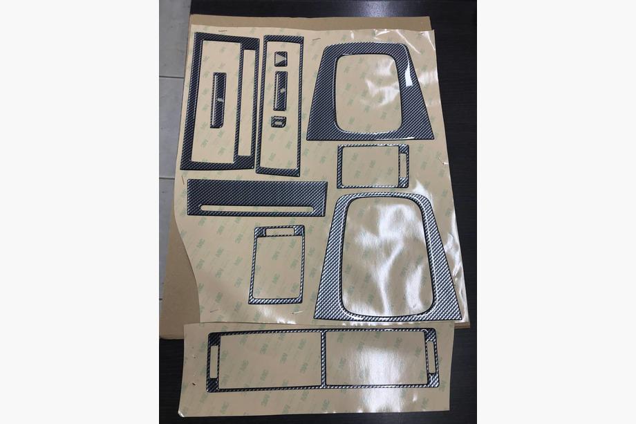 Audi A4 B6 2000-2004 Armaturenbrett Blenden (8-teilig, Carbon) Image