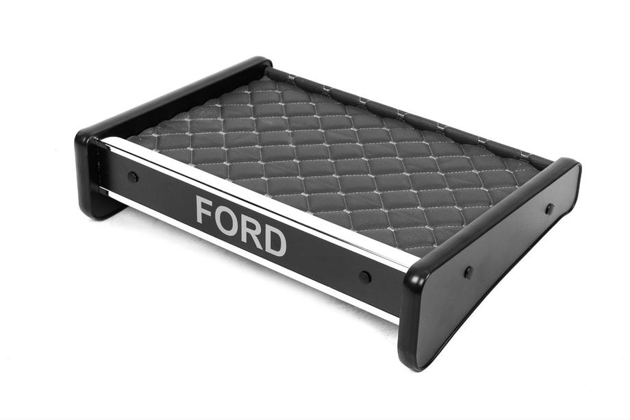 Ford Transit 1991-2000 Ablage für Armaturenbrett (Grau mit grauer Naht) Image