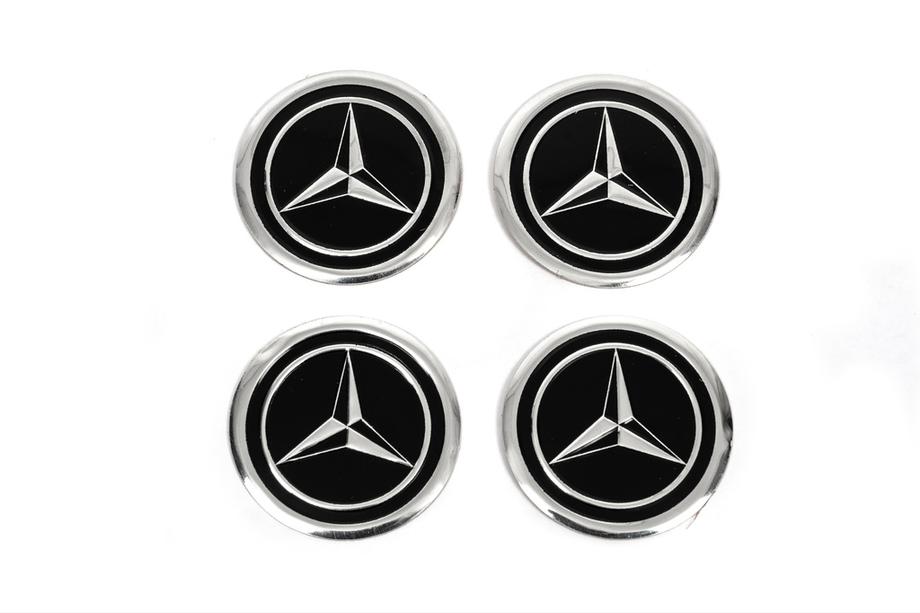 Mercedes-Benz Aufkleber für Felgendeckel V1 60mm (4Stk) Image