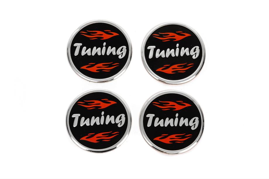 Aufkleber für Felgendeckel Tuning V1 60mm (4Stk) Foto 2