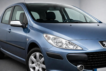 Peugeot 307 2001-2008 Spiegelabdeckungen (2 Stk, Kunststoff) Foto 1