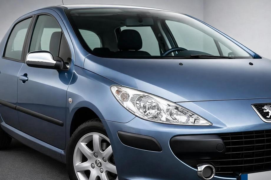 Peugeot 307 2001-2008 Spiegelabdeckungen (2 Stk, Kunststoff) Image