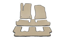 Citroen C-4 Picasso 2006-2013 EVA Fußmatten (3 Reihen, beige) Foto 1