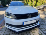 Volkswagen Jetta 2011-2018 Frontlippe Stoßstange Lip (2010-2018, Schwarz Glanz) Foto 8