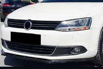Volkswagen Jetta 2011-2018 Frontlippe Stoßstange Lip (2010-2018, Schwarz Glanz) Foto 3