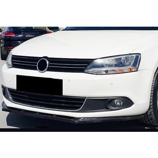 Frontlippe Stoßstange Lip (2010-2018, Schwarz Glanz) Volkswagen Jetta 2011-2018 Foto 3