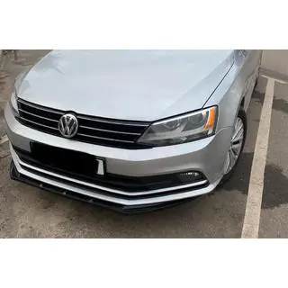 Frontlippe Stoßstange Lip (2010-2018, Schwarz Glanz) Foto 1