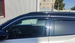 Peugeot 2008 2019- Windabweiser mit Chromleiste (4 Stk, Niken) Foto 1