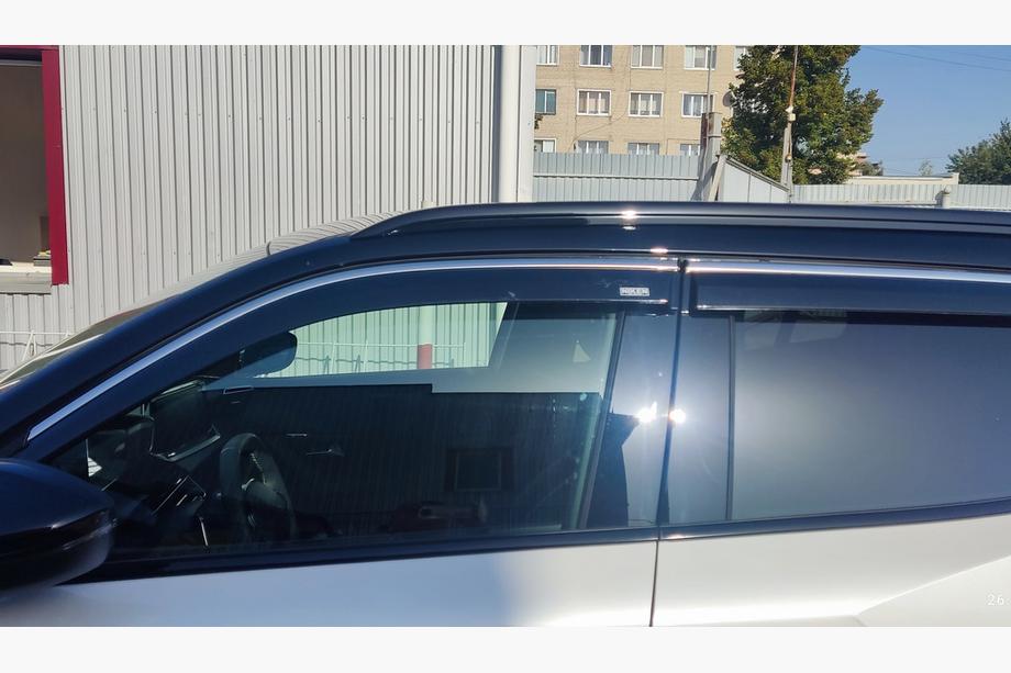 Peugeot 2008 2019- Windabweiser mit Chromleiste (4 Stk, Niken) Image