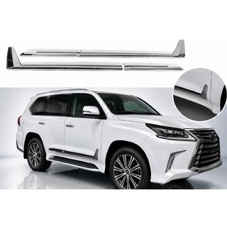 F-Sport Türleisten Weiß+Chrom (4 Stk, ABS)