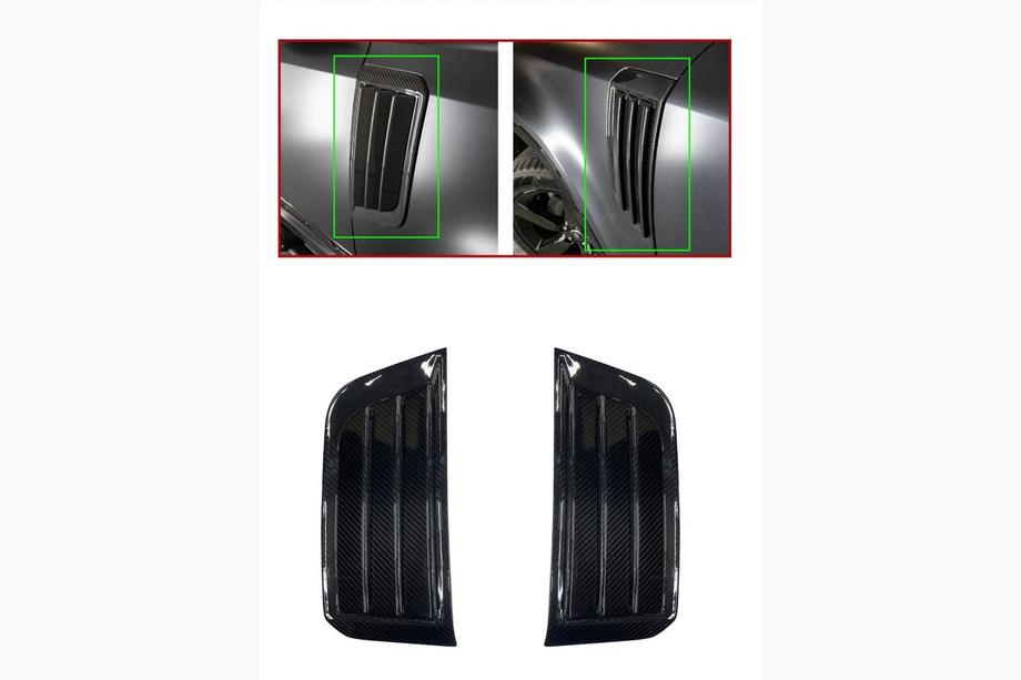 Land Rover Defender 2019- Carbon Lüftungseinsätze für Kotflügel (2 Stk) Image